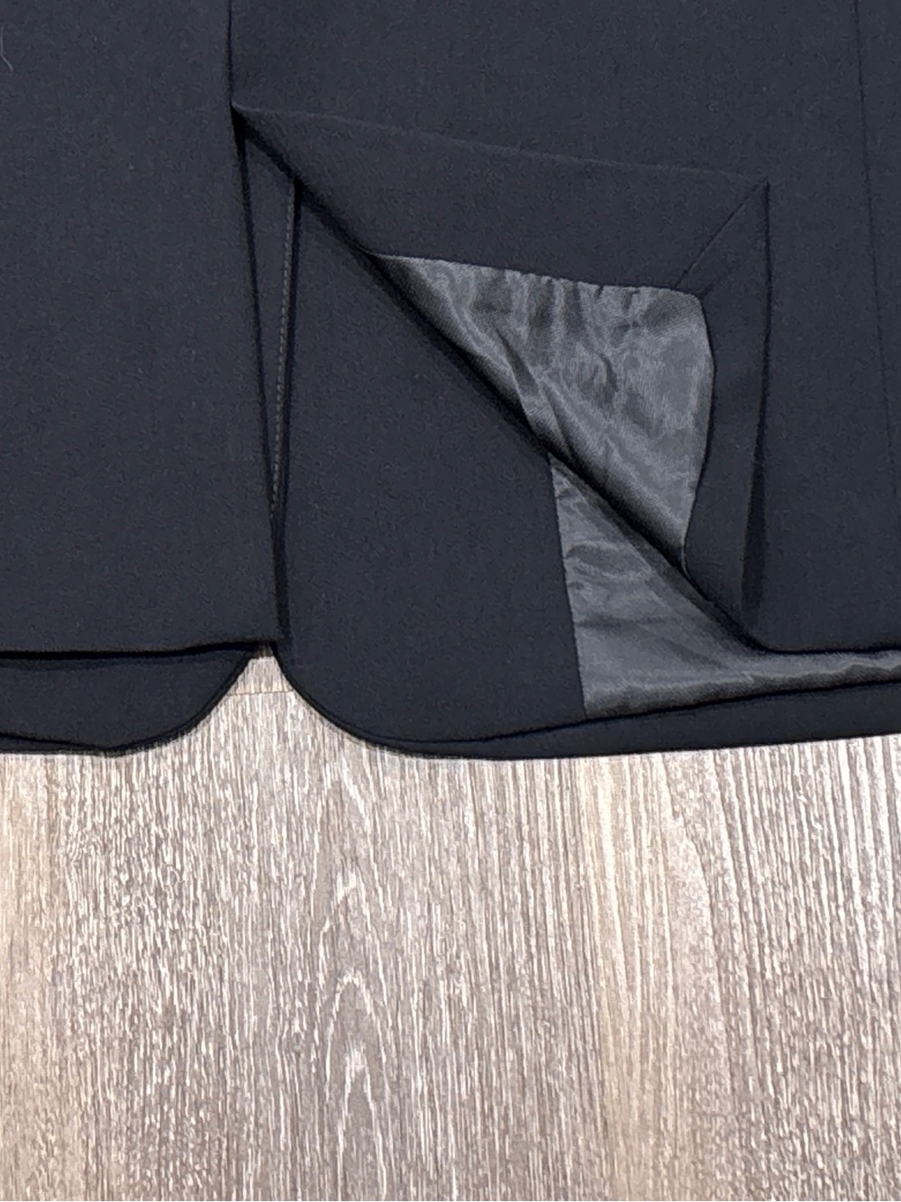 ZARA Black Oversized Blazer Single Button Tailored Jacket XL - Picture 10 of 11